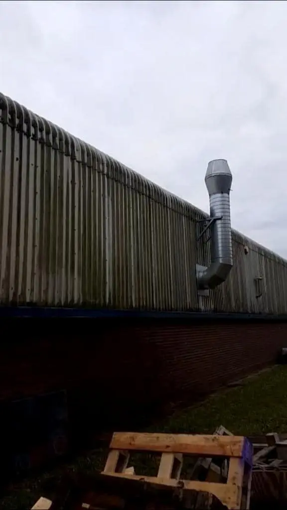industrial unit prior to work being carried out 